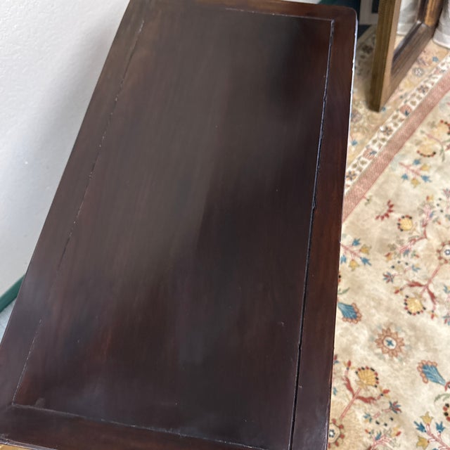 Dark Burl Wood Collectors Cabinet, 19th Century Style For Sale - Image 12 of 12
