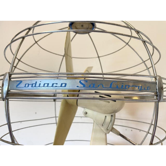 Model Zodiac Fan from San Giorgio, 1950s For Sale - Image 6 of 18