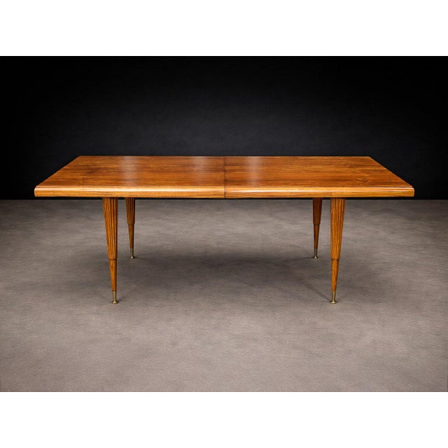 Extendable Brazilian Modern Dining Table in Caviúna Wood by Giuseppe Scapinelli, 1950s - Lot 628 For Sale - Image 12 of 15