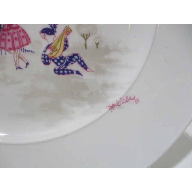 Mid 20th Century Mid 20th Century Rosenthal Dinner Plates by Bjorn Wiindblad - A Set of 12 For Sale - Image 5 of 7
