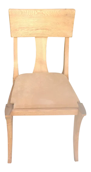 Modern Oak Klismos Chair