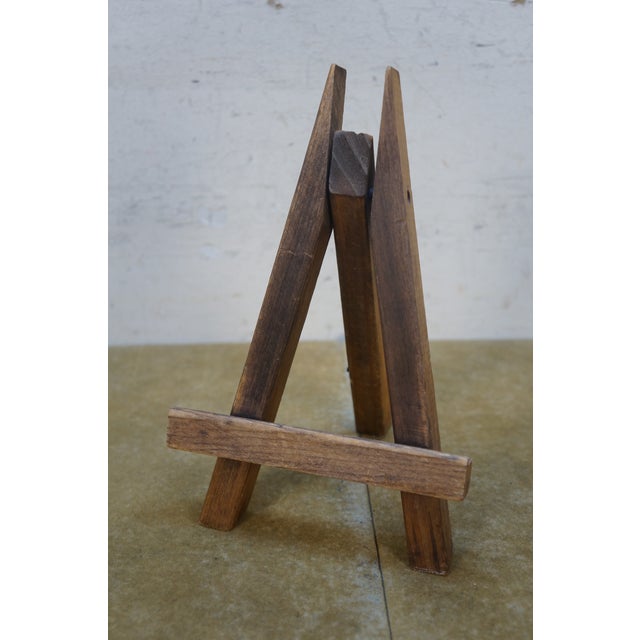 Late 20th Century Miniature Impressionist Masterpiece Desert Landscape Oil Painting on Board 10" For Sale - Image 5 of 11