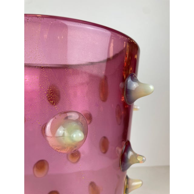 Thorn Spikes Murano Glass Vase by Pino Signoretto, Italy, 1990s For Sale - Image 11 of 18