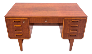 Vintage Danish Teak Desk, 1960s