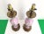 1940s French Floral Urn Lamps & Shades, Pair For Sale - Image 16 of 18