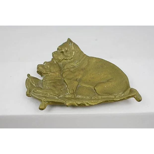 English Antique Boxer Trinket Dish For Sale - Image 3 of 4