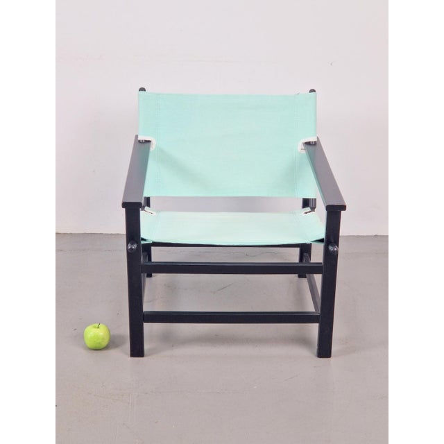 Vintage Safari Chair from Hyllinge Møbler, Denmark, 1970s For Sale - Image 6 of 9