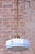 Art Deco Pendant Light in Brass and Painted Glass, Czech, 1930s For Sale - Image 6 of 11