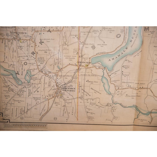 Vintage Map of Somers, New York Chairish