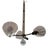 Modern Chandelier in Glass, 1970s For Sale