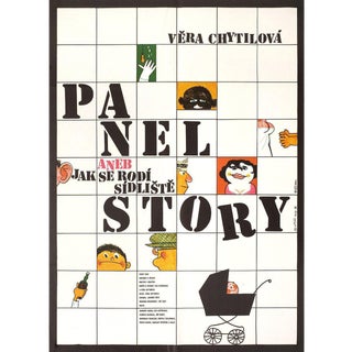 Panelstory aneb Jak se rodi sidliste 1980 Czech A1 Film Poster For Sale