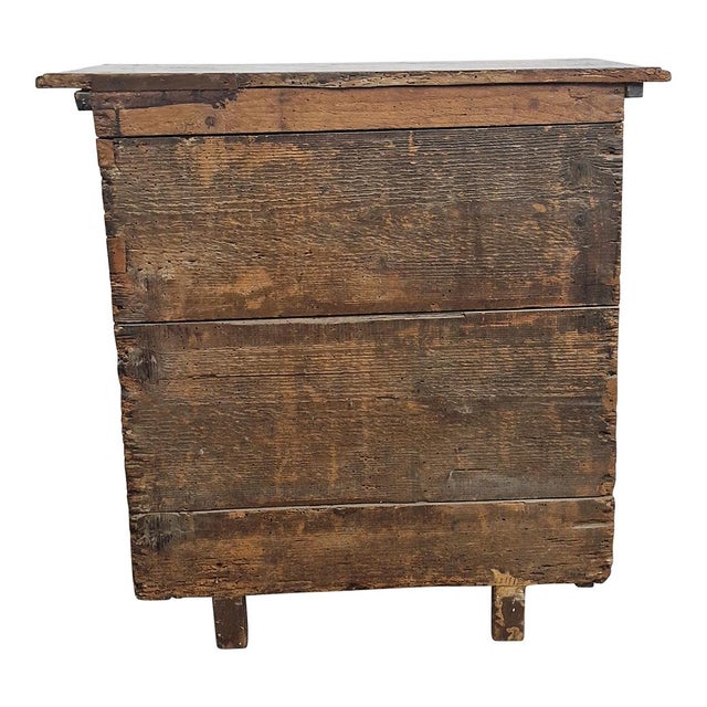 Vintage Walnut Wooden Chest, 1960s For Sale - Image 6 of 8