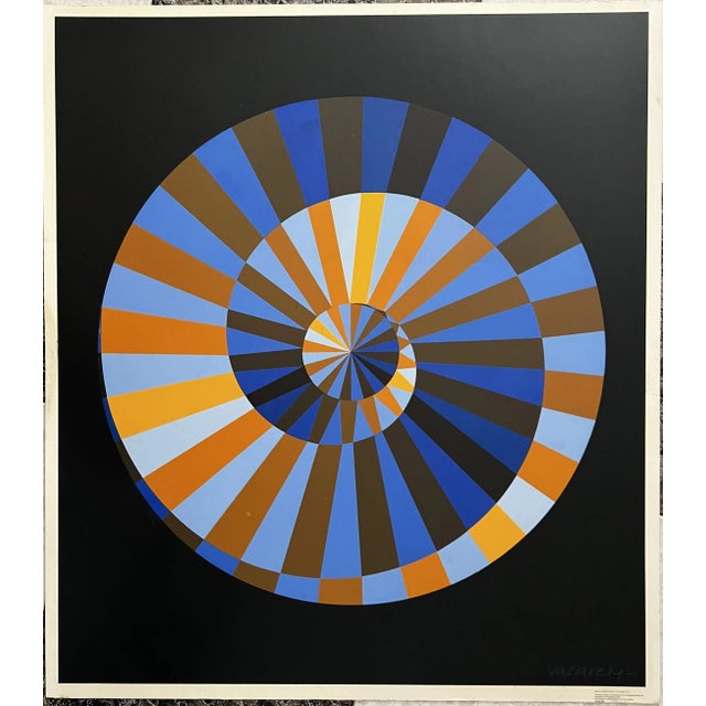 Victor Vasarely, screenprint, Olympic series, 1972. Limited edition of 3,000 copies. Signed on plate. Edition Olympia 1972...
