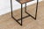 Wood Modern Iron & Inlaid Wood Side Table For Sale - Image 7 of 8