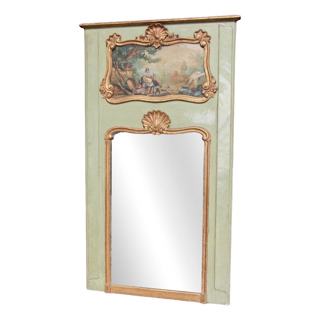 Large Louis XV Regency Trumeau For Sale