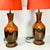 1960s Vintage Boho Chic Glazed Drip Ceramic Table Lamps - A Pair, New Shades. For Sale - Image 11 of 15