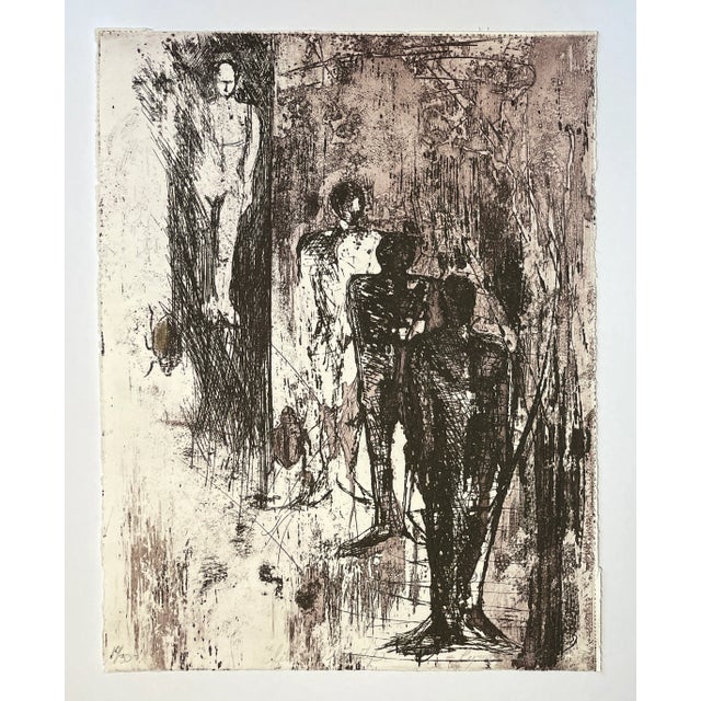 1993 etching by French Canadian artist Lynda Baril. Pencil signed, titled and numbered 10 of 30.