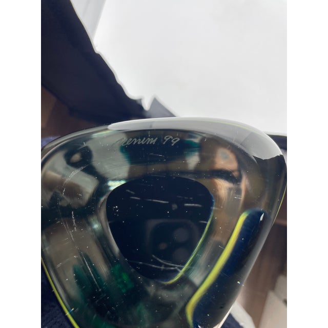 1990s Vase with Sommerse Bands by Fulvio Bianconi for Venini, 1999 For Sale - Image 5 of 6