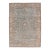 Afghanistan Tabriz Rug With Pale Blue Field and Soft Floral Design For Sale