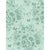 Art Deco Sample - Modeste Raccord Seul Wallpaper by Paule Marrot in Greens For Sale - Image 3 of 3