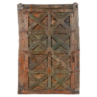 Shutter in Patinated Wood For Sale