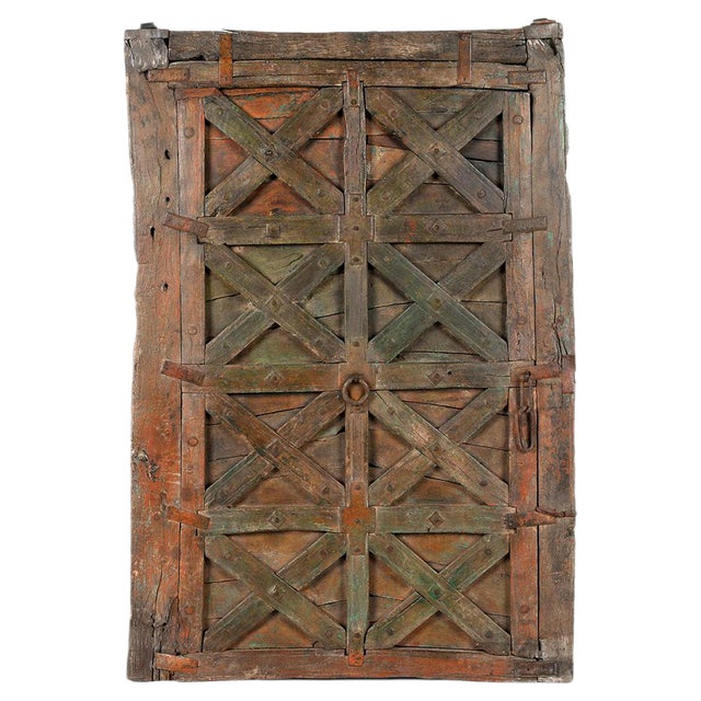 Shutter in Patinated Wood For Sale