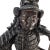 Late 20th Century Japanese Samurai Cast Bronze Sculpture and Live Edge Platform 18" For Sale - Image 5 of 11