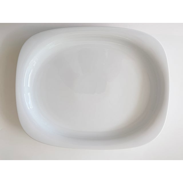1990s Large White Suomi Platter by Timo Sarpaneva for Rosenthal Studio Line, Germany, 1991 For Sale - Image 5 of 5