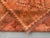 Vintage Overdyed Medallion Kilim Rug, Handwoven Wool, 6x10, Terracotta For Sale - Image 12 of 12