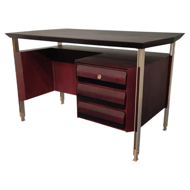 Italian Executive Desk by Vittorio Dassi, 1960s For Sale