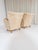 Wood Swedish Modern Sheepskin Lounge Chairs, 1940s, Set of 2 For Sale - Image 7 of 12