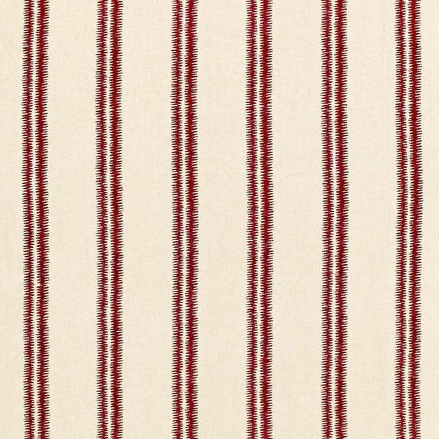 Modern Sample - Schumacher Paloma Embroidery Fabric in Fez For Sale - Image 3 of 3