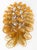 Glass Large Italian Murano Glass Spiral Chandelier with 83 Amber Glass Petals, 1990s For Sale - Image 7 of 13