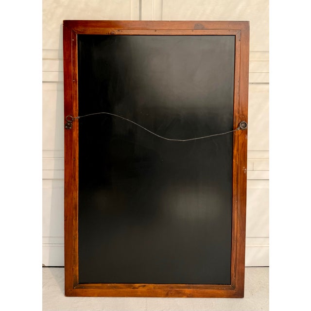 Mid-20th Century Neoclassical Style Floral Urn Painting on Wood Panel in Wood Frame For Sale - Image 9 of 10