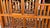 Vintage Chinese Carved Wood Food Cabinet With Figural Panels & Geometric Latticework For Sale - Image 12 of 14