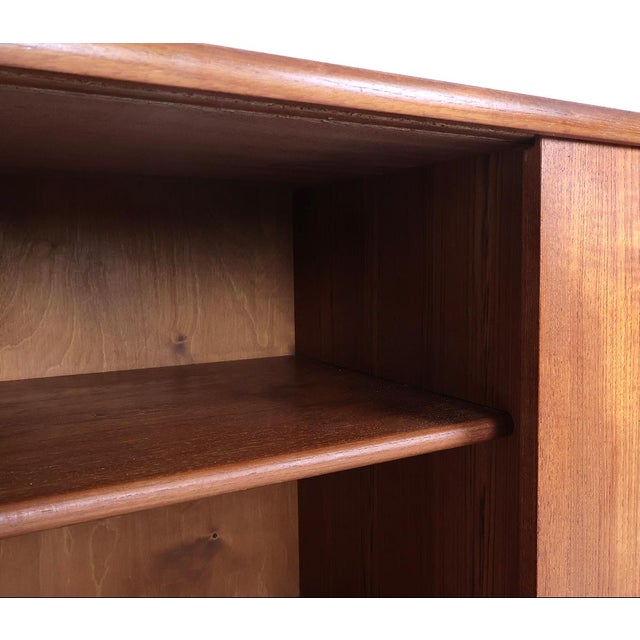 Danish Teak Highboard with Sliding Doors, 1960s For Sale - Image 10 of 15