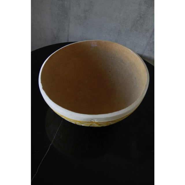 Vintage Hand-Crafted African Tribal Geometric Calabash Gourd Bowl #1 For Sale In Los Angeles - Image 6 of 8
