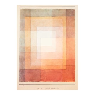 1989 After Paul Klee "Polyphonic Setting for White", Full-Color Print From France For Sale
