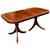 Traditional Jonathan Charles Regency Crotch Mahogany Non-Extendable Dining Table For Sale - Image 3 of 12