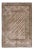 Hand-Knotted Antique Hereke Rug in Beige and Pink Geometric Pattern For Sale