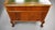 Vintage Figured Walnut Pedestal Desk, 1920 For Sale - Image 4 of 12