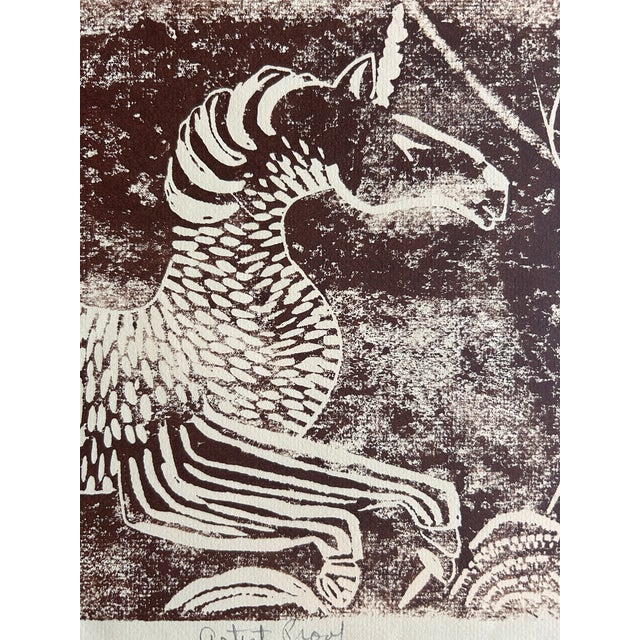 This is a beautiful Vintage Original Artist's Proof by Listed American Artist Annette Robyns (1914-1994) titled "The...