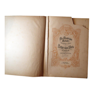 Melodic Elegance: Antique German Sheet Music Book - Early 20th Century