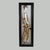 Early 20th-Century American Art Deco Stained Glass Panels in Custom Macassar Screen For Sale In Chicago - Image 6 of 18