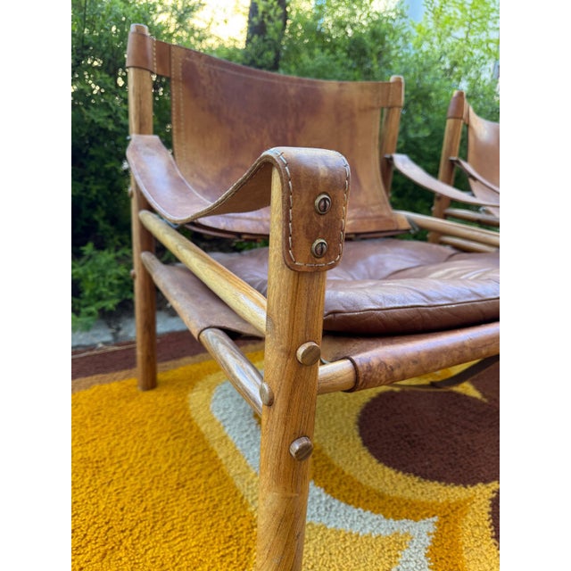 Mid-Century Sirocco Safari Armchair by Arne Norell, 1960s For Sale - Image 6 of 13