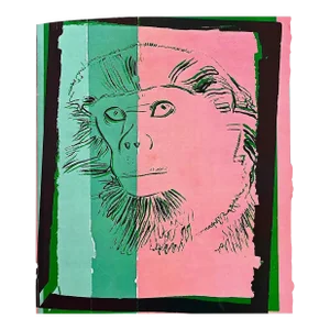 1986 Andy Warhol Douc Langur Vanishing Animals