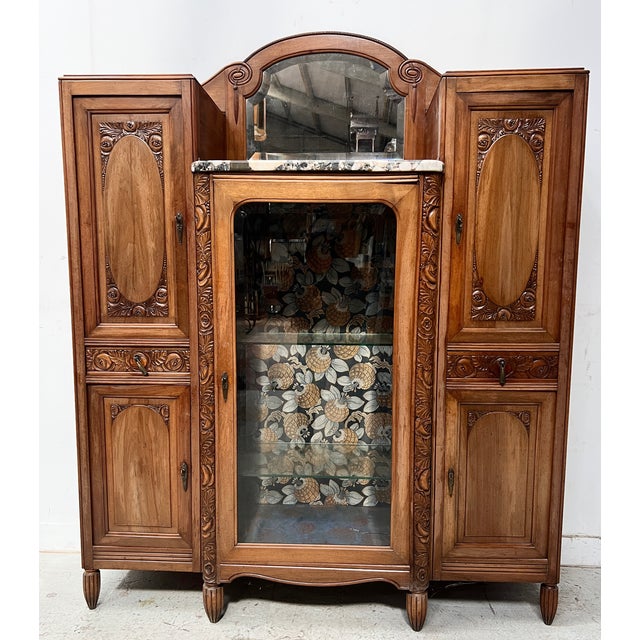 Art Deco Sideboard in Walnut, 1930s For Sale - Image 15 of 17