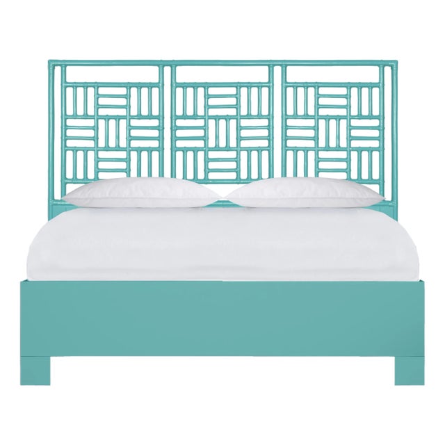 Finn Standard Bed King - Turquoise For Sale