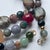 Semi-Precious Polished Gemstone Bead Necklace & Bracelet Set 14k Gold Filled C. 1970s, 2 Pieces For Sale - Image 4 of 12
