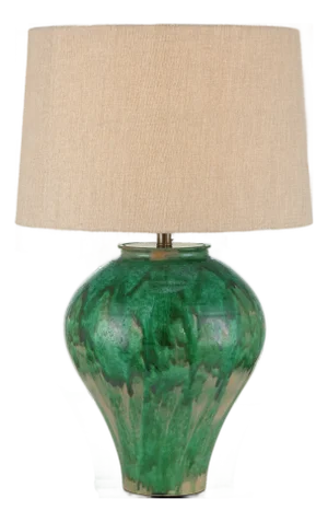 Currey & Company Blarney Green Table Lamp